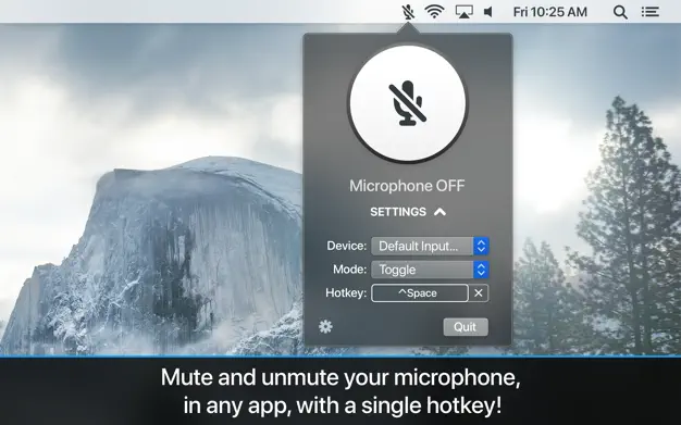 MuteKey - мьют микрофона на Mac одной клавишей