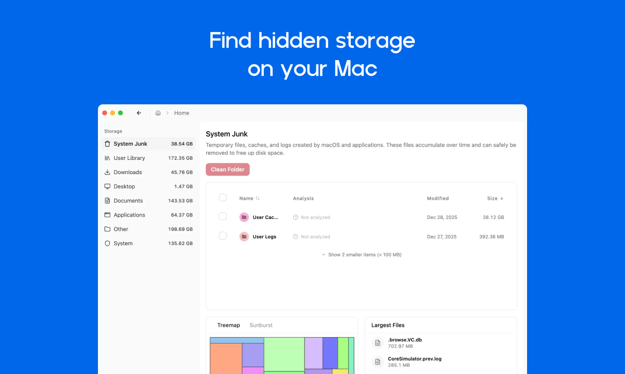 FreeUpMyMac — наконец-то решение для «Системных данных»