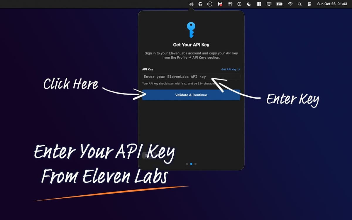 Voice Studio Companion — озвучка из меню-бара Mac