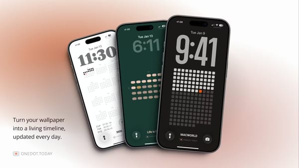 One Dot — визуализация жизни в точках