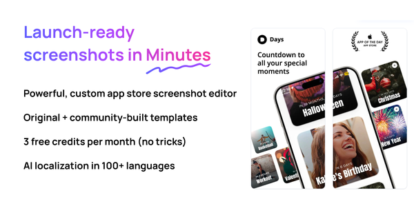 Launch Shots — бесплатный генератор скриншотов для App Store